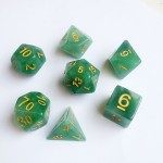 Green Jade Effect Polydice Set